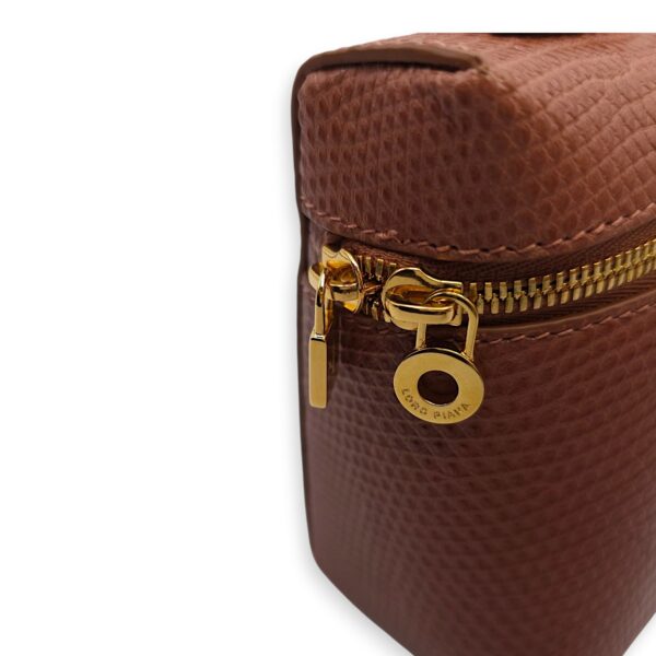 Extra Pocket L19 Beige Shoulder Bag in Lizard Varanus Niloticus, Gold hardware - Image 14