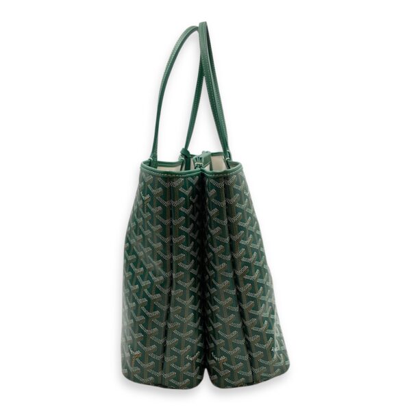 Isabelle PM Green Shoulder Bag in Canvas - Image 4