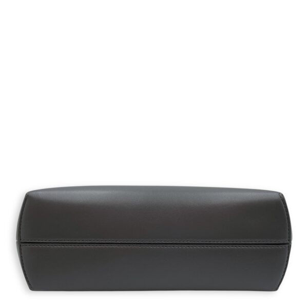 First Grey Shoulder Bag in Python Embossed Calfskin, Silver hardware - Image 6