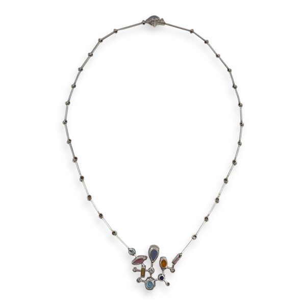 Meli Melo Necklace in White Gold Hardware - Image 3
