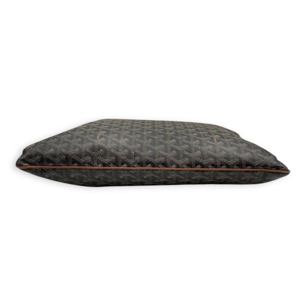 Logo 40cm Multi-Color Clutch in Canvas, Silver hardware - Image 6