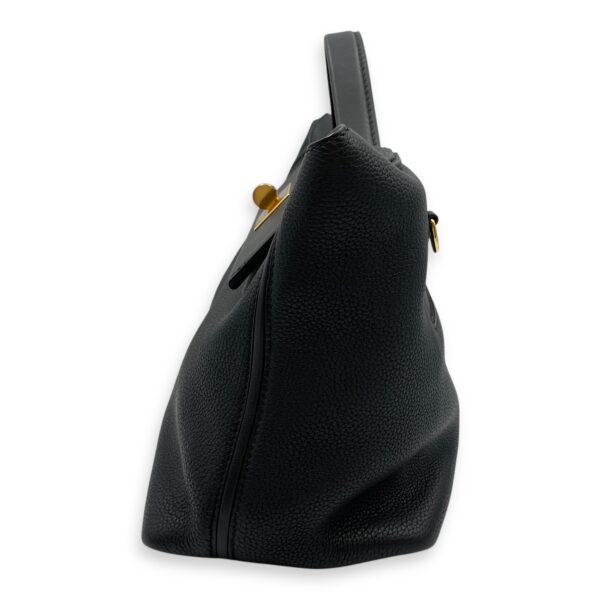 24/24 29 Black in Togo/Swift, Gold hardware - Image 5