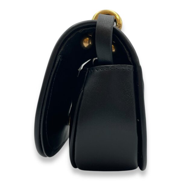 C'mon Nano Black Belt Bag in Calfskin, Gold hardware - Image 6