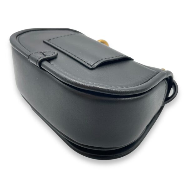 C'mon Nano Black Belt Bag in Calfskin, Gold hardware - Image 12