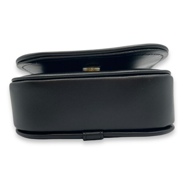C'mon Nano Black Belt Bag in Calfskin, Gold hardware - Image 4