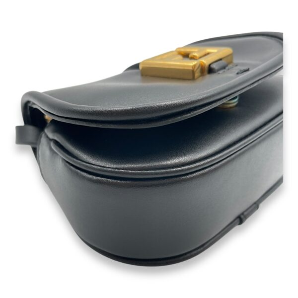 C'mon Nano Black Belt Bag in Calfskin, Gold hardware - Image 9