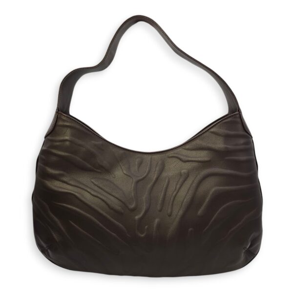 Panthere de Cartier Brown Shoulder Bag in Calfskin, Gold hardware - Image 3