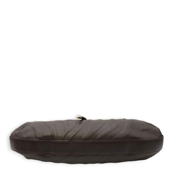 Panthere de Cartier Brown Shoulder Bag in Calfskin, Gold hardware - Image 6