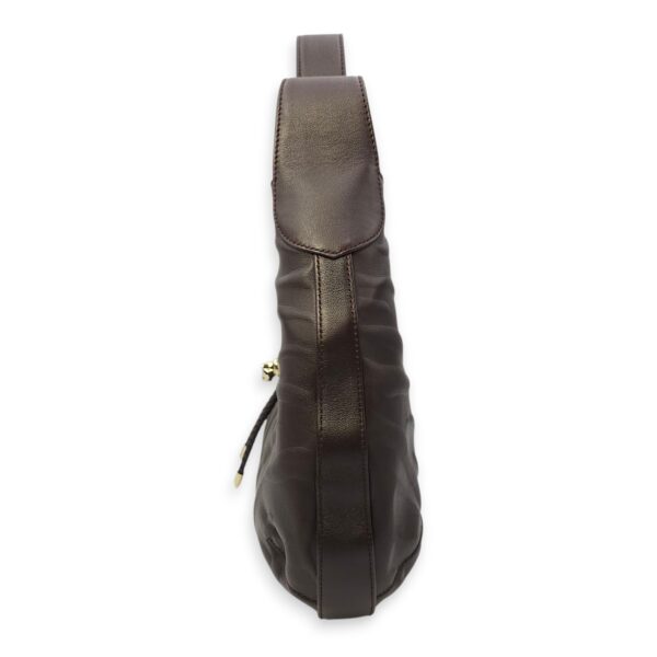 Panthere de Cartier Brown Shoulder Bag in Calfskin, Gold hardware - Image 4