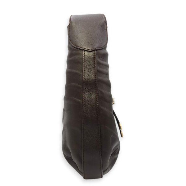 Panthere de Cartier Brown Shoulder Bag in Calfskin, Gold hardware - Image 5