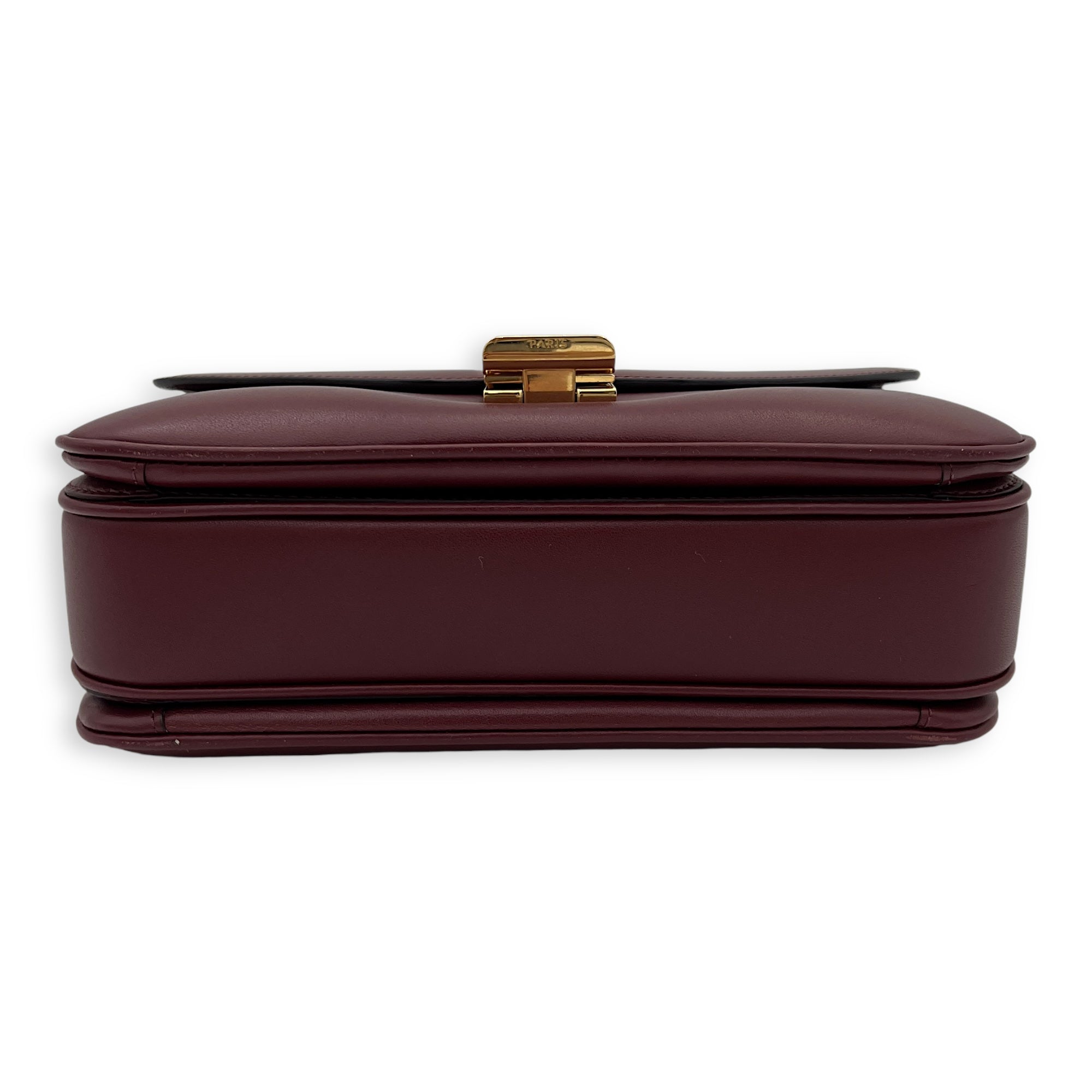 C Red Shoulder Bag in Calfskin, Gold hardware - Image 6