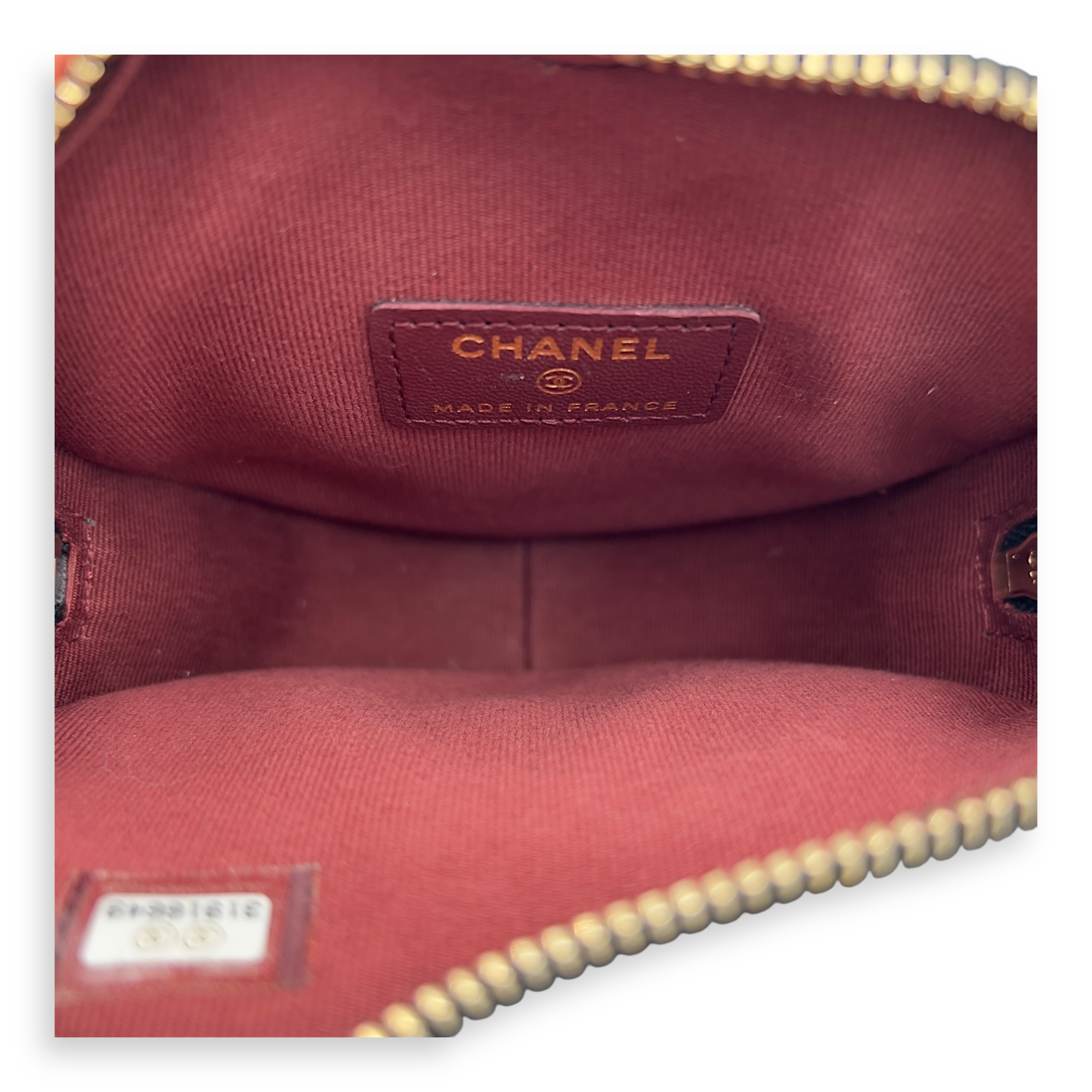 Heart Mini Black Shoulder Bag in Lambskin, Gold hardware - Image 7