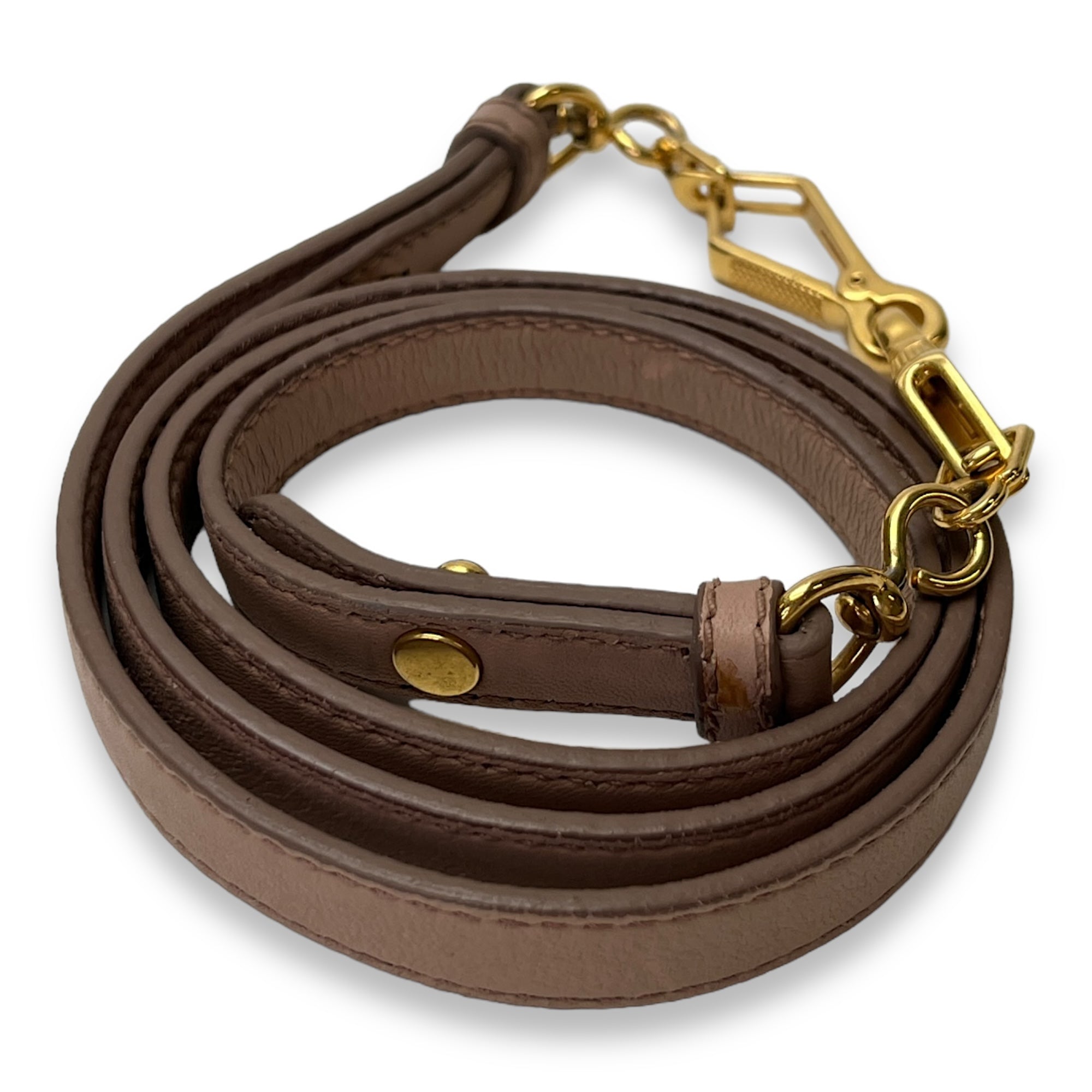 GG Marmont Beige Top Handle Bag in Calfskin, Gold hardware - Image 9