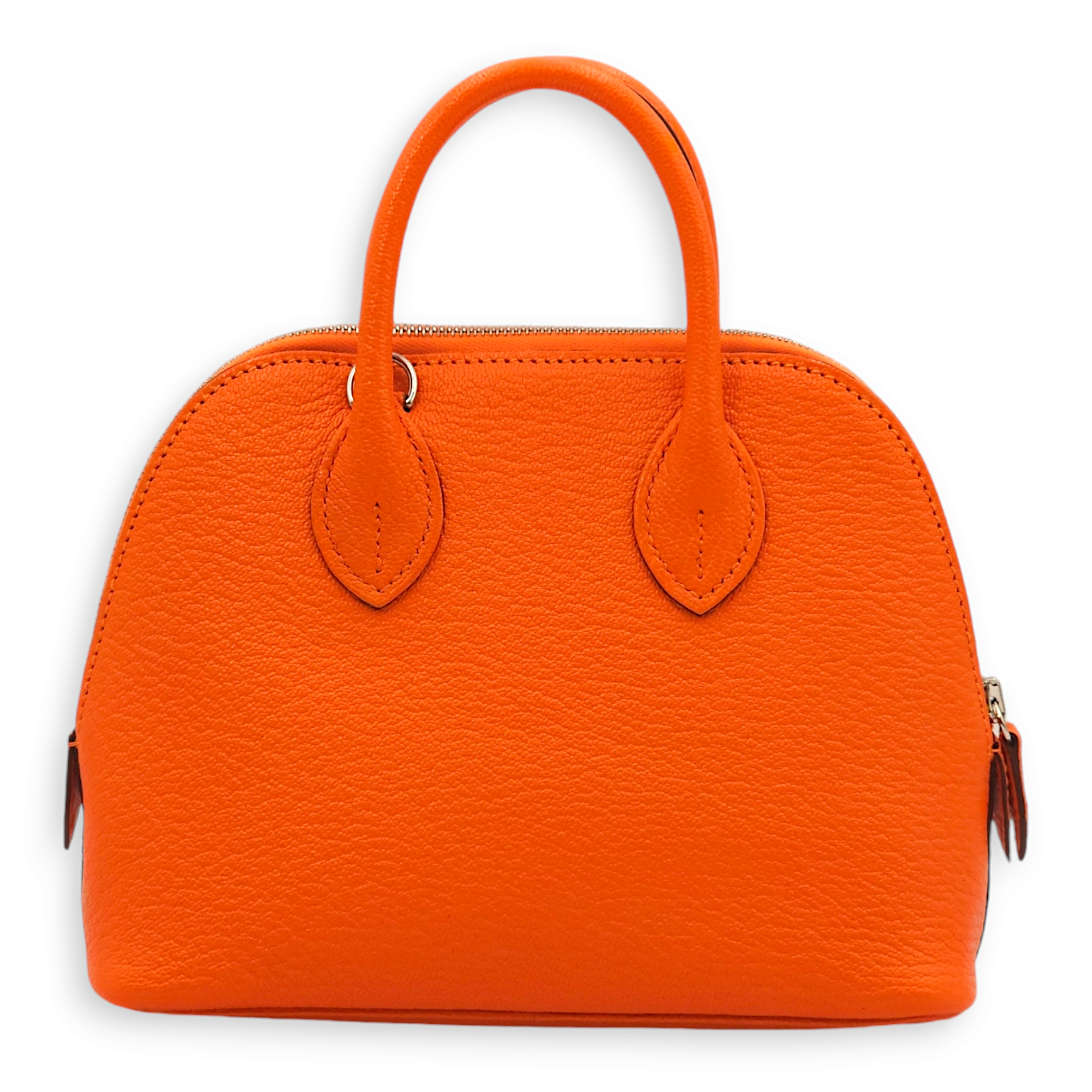 Bolide 1923 Mini Orange minimum in Chevre Mysore, Palladium hardware - Image 3