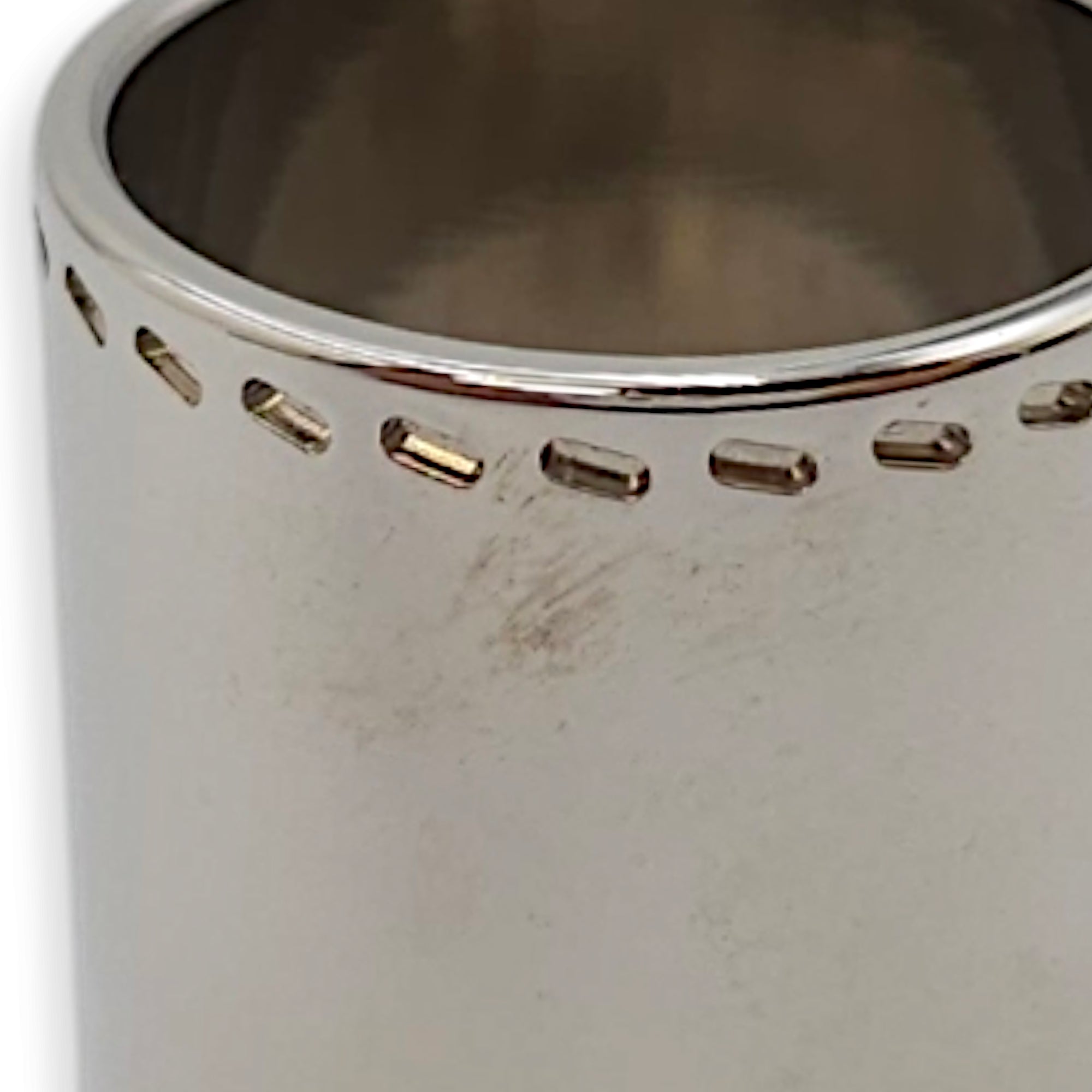 Cadena Scarf Silver Ring in, Palladium hardware - Image 4