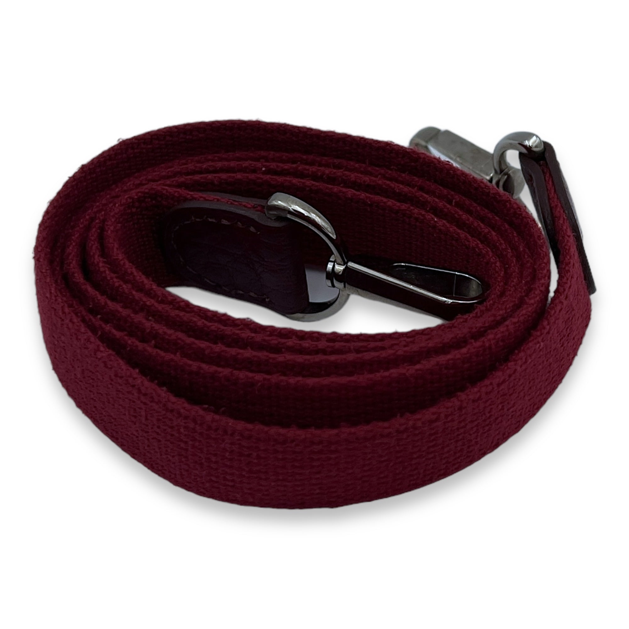 Garden File PM Red in Canvas, Palladium hardware - Image 11