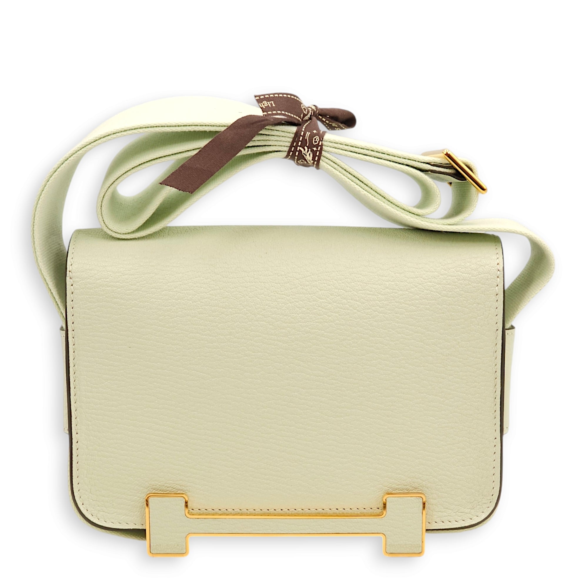 Geta Vert Fizz in Chevre Mysore, Gold hardware - Image 3