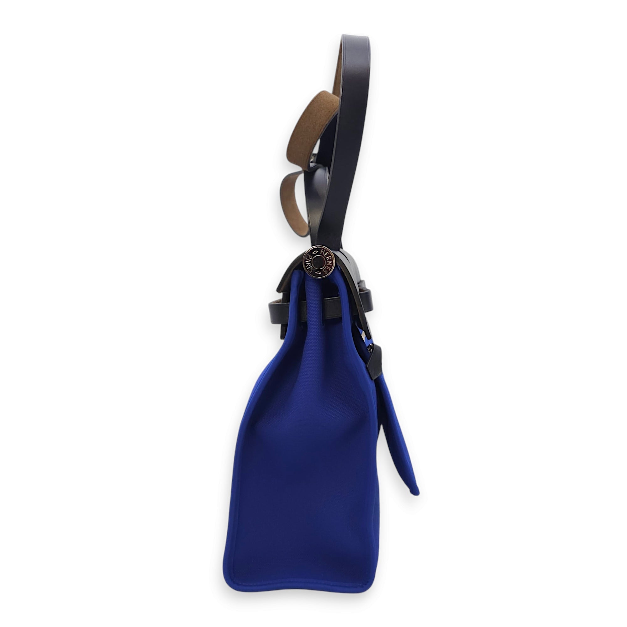 Herbag 31 Blue Electric in Toile, Palladium hardware - Image 6