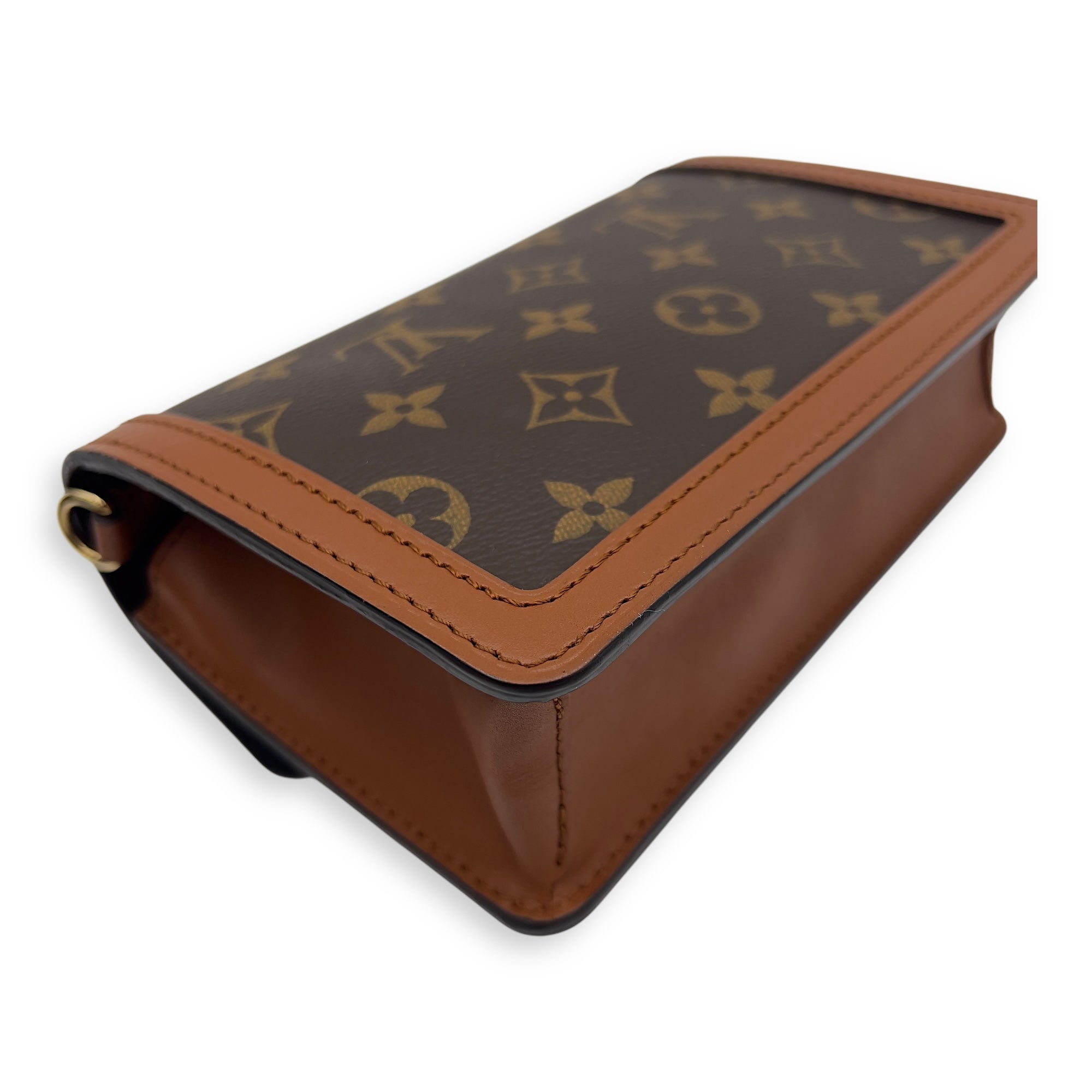 Dauphine Belt Bag Brown in Monogram Coated Canvas, Gold hardware - Image 10