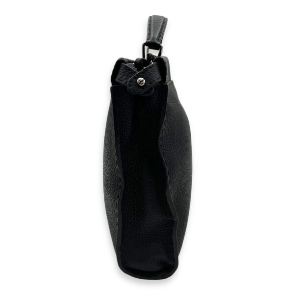 Peekaboo Top Handle Bag Black in Calfskin, Silver hardware - Image 4