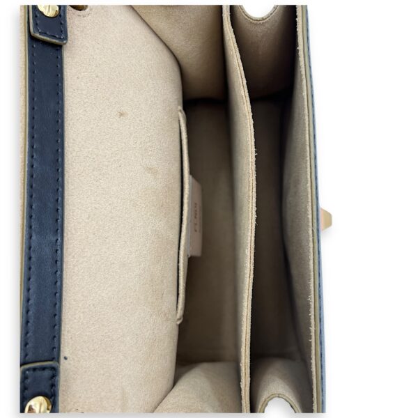 Kan I Small Crossbody bag in Calfskin, Light Gold Hardware - Image 13