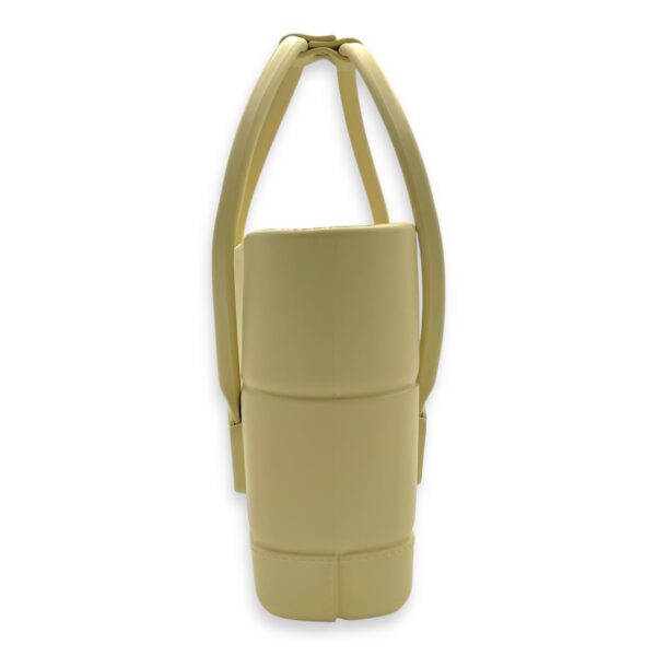 Arco Top Handle Bag Yellow in Rubber - Image 5