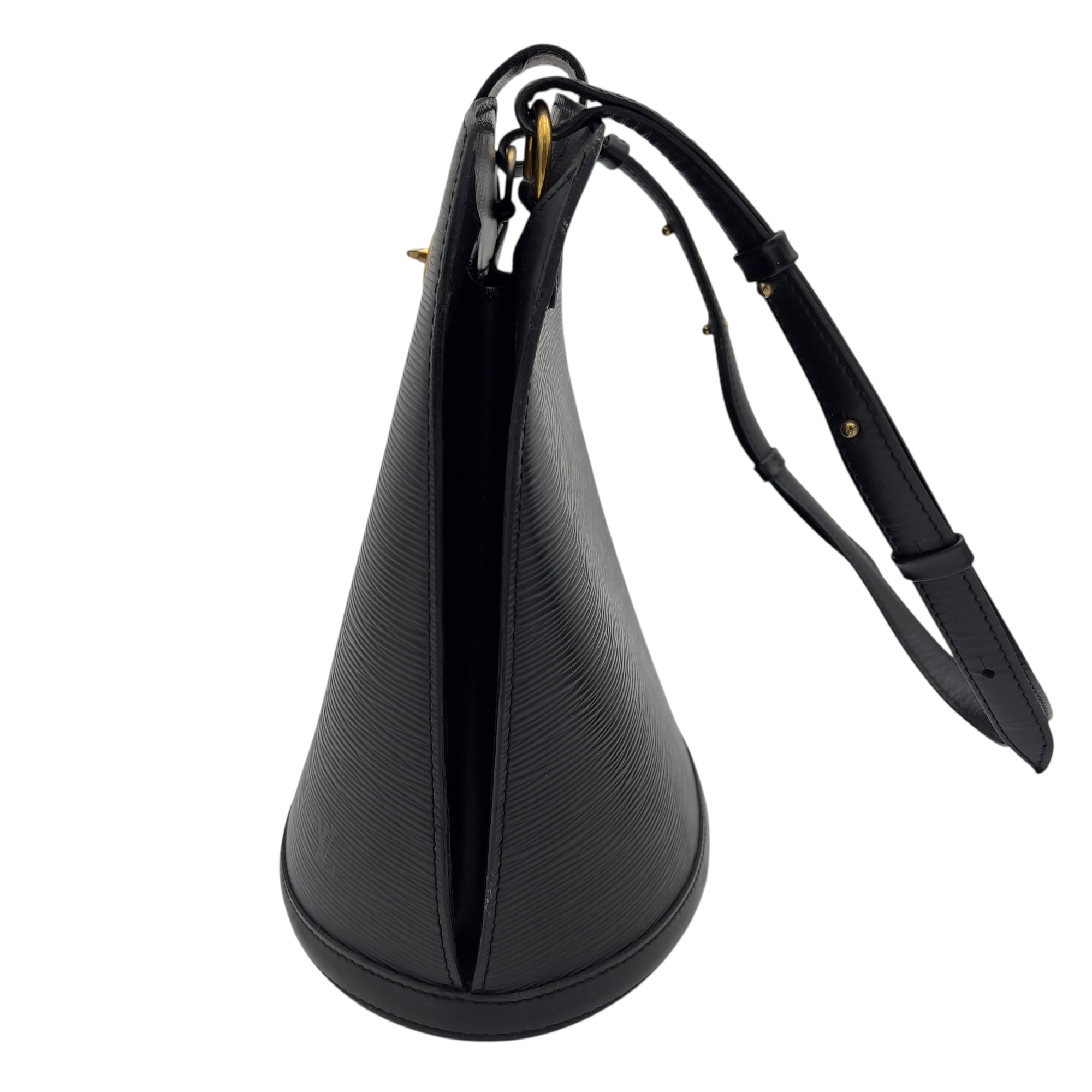 Cluny Vintage Shoulder Bag in Epi Leather, Gold hardware - Image 5