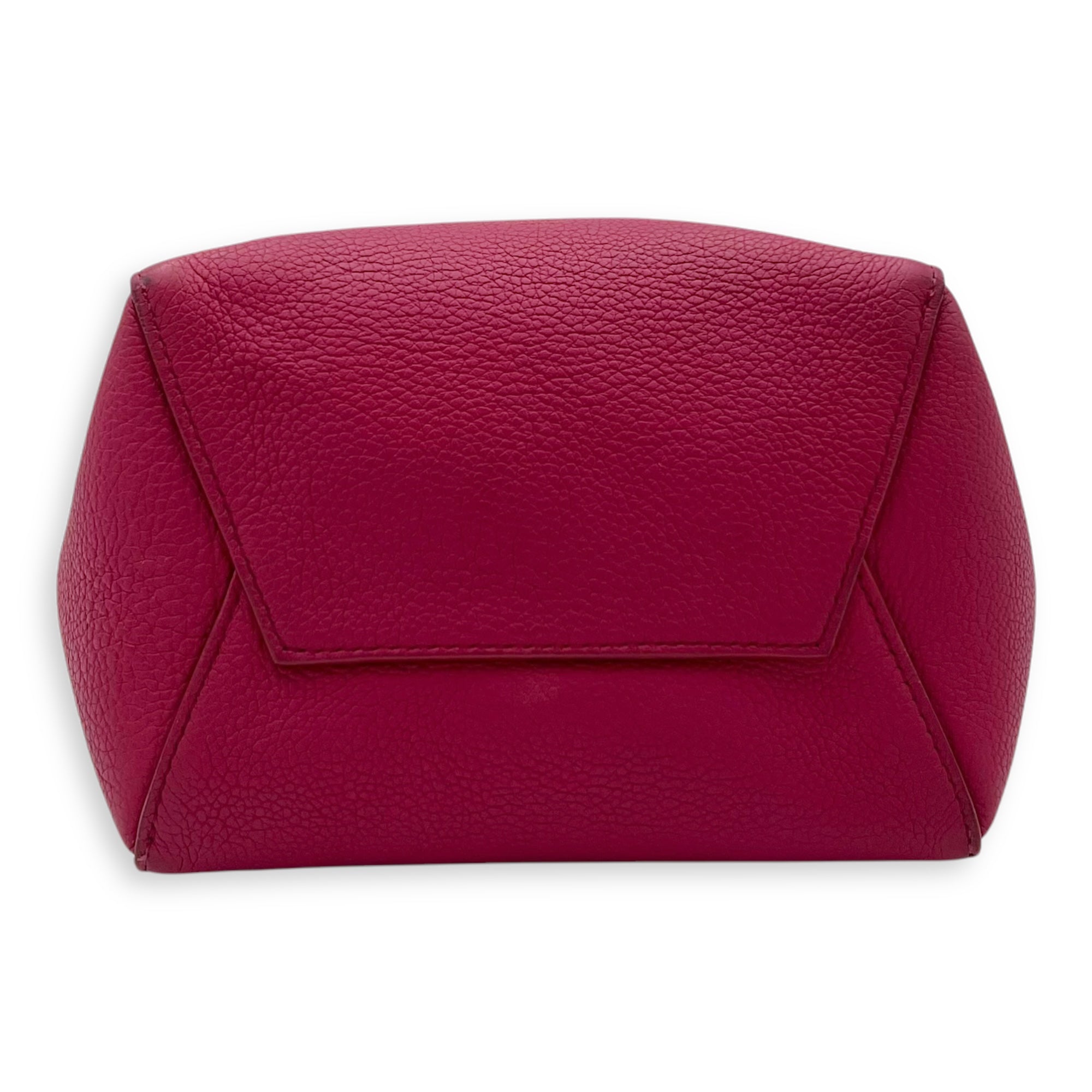 Sangle Small Pink Shoulder Bag in Calfskin, Gold hardware - Image 6