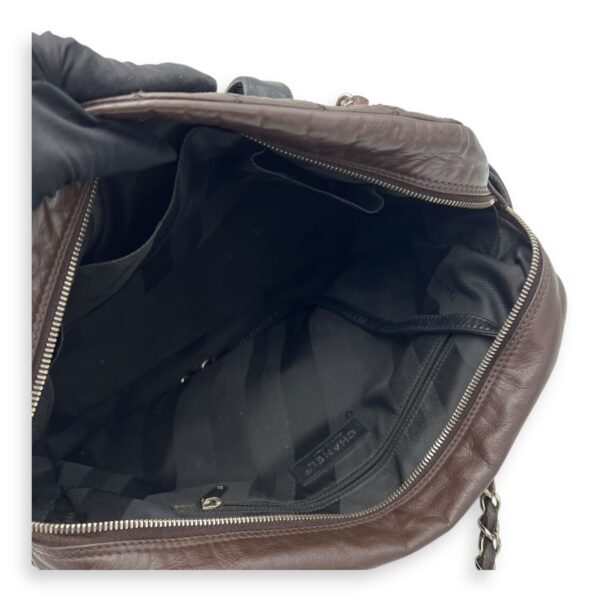 2 way bag Top Handle Bag Black in Calfskin, Gold hardware - Image 8