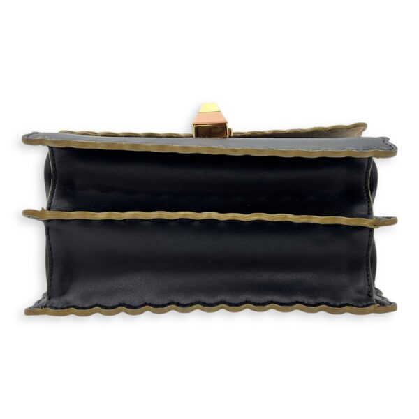 Kan I Small Crossbody bag in Calfskin, Light Gold Hardware - Image 6