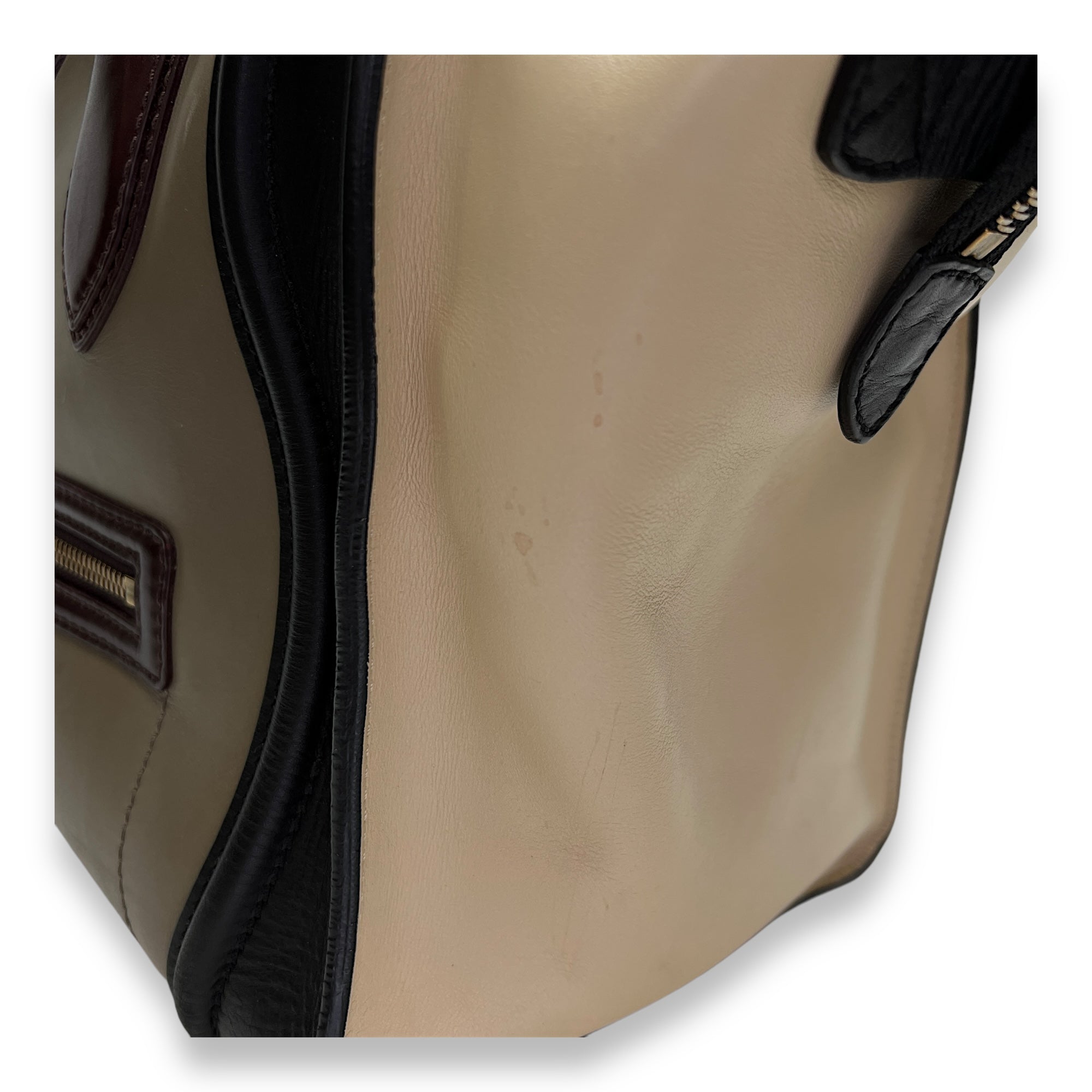 Luggage Mini Multi-colour Top Handle Bag in Calfskin, Gold hardware - Image 10