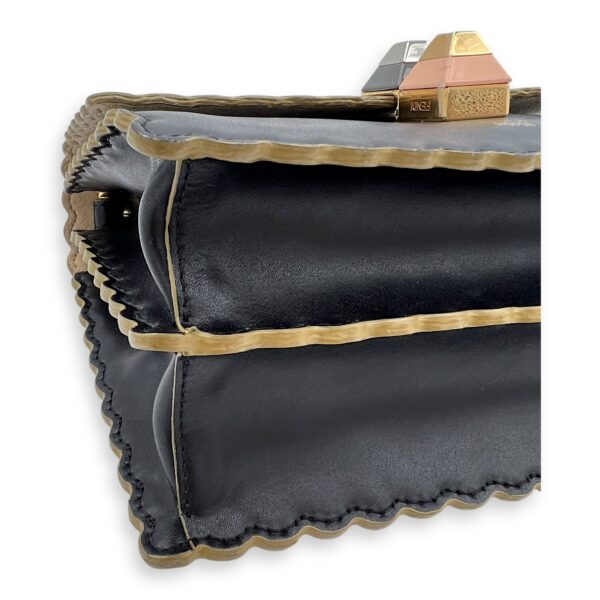 Kan I Small Crossbody bag in Calfskin, Light Gold Hardware - Image 7