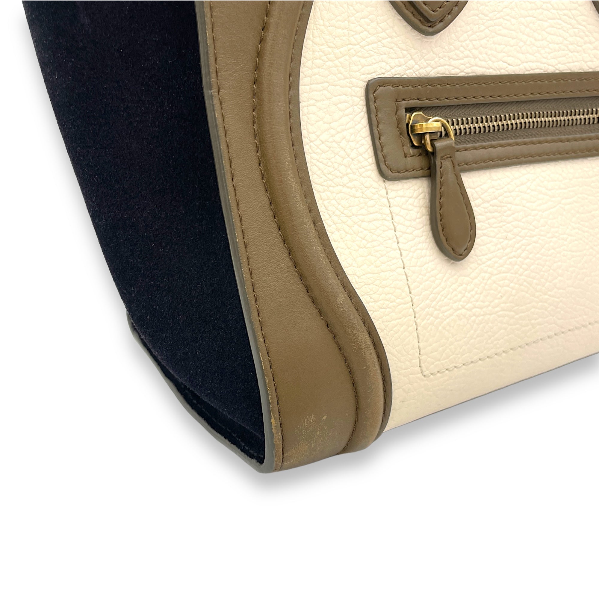 Luggage Top Handle Bag Micro Multi-colour in Calfskin - Image 11