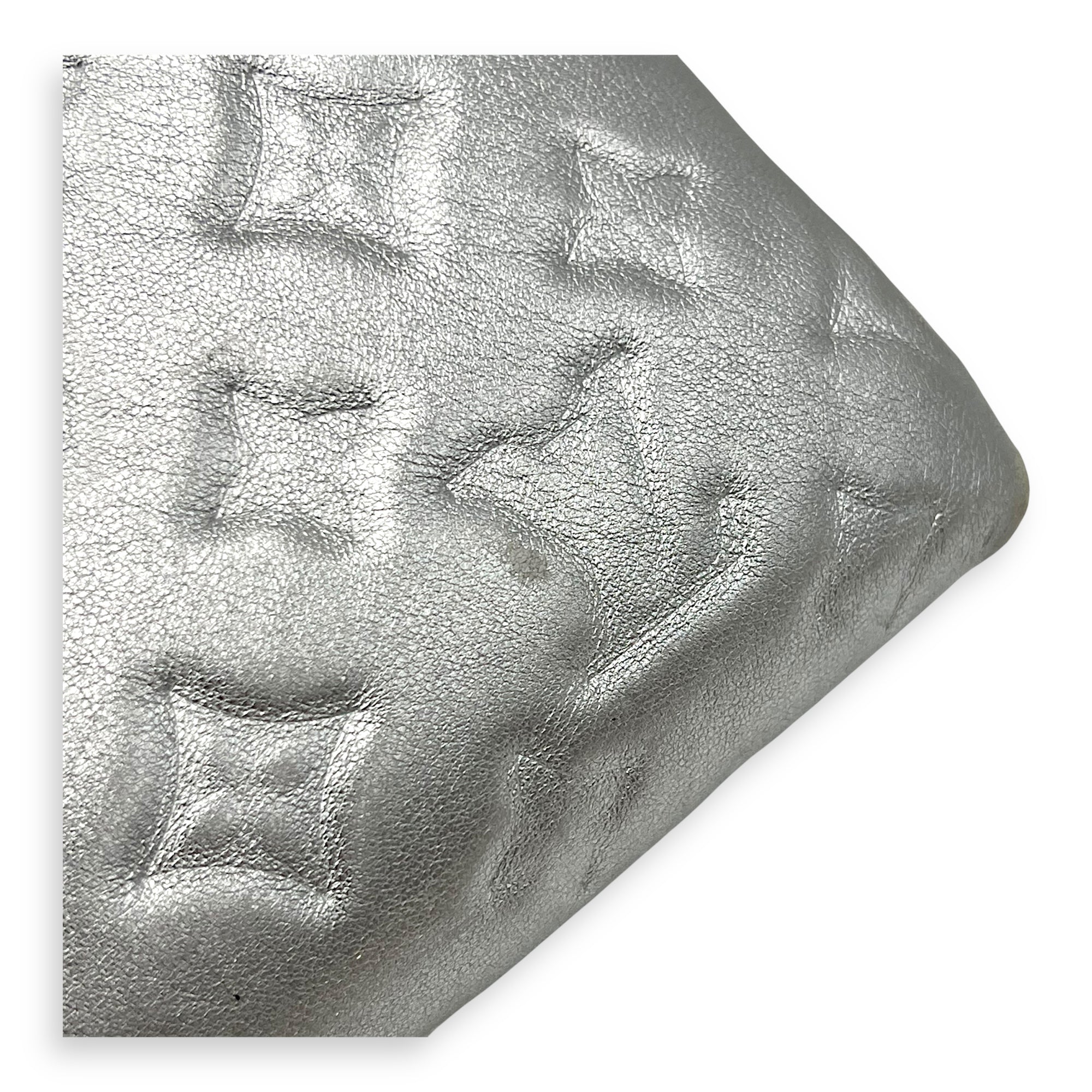 Coussin PM Silver Shoulder Bag in Lambskin, Silver hardware - Image 10