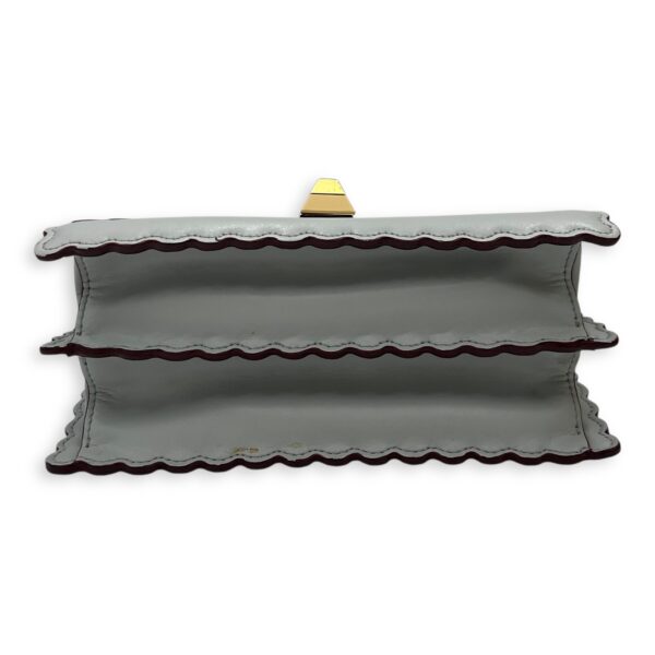 Kan I Small Crossbody bag in Calfskin, Silver Hardware - Image 6