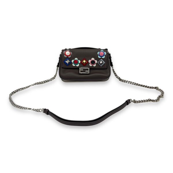 Double Baguette Crossbody Bag Multi-colour in Calfskin, Silver hardware - Image 8
