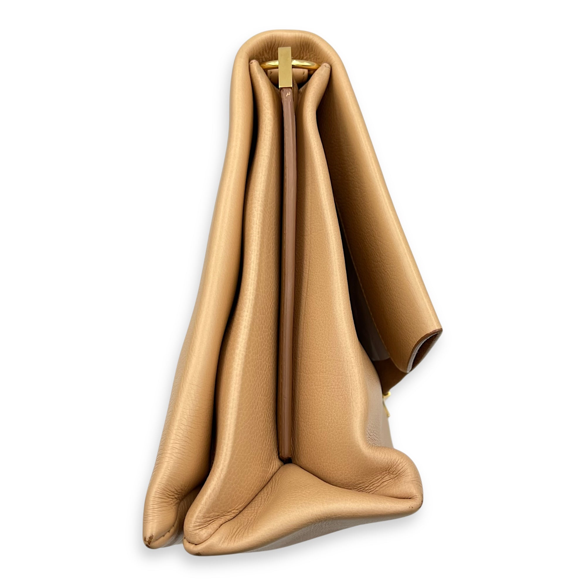 Others Shoulder Bag Beige in Calfskin, Gold hardware - Image 4