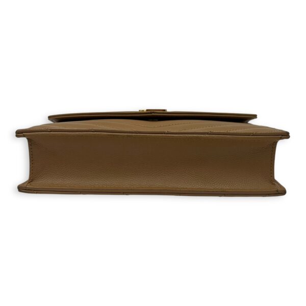 Cassandre Wallet On Chain Beige in Calfskin, Gold hardware - Image 6