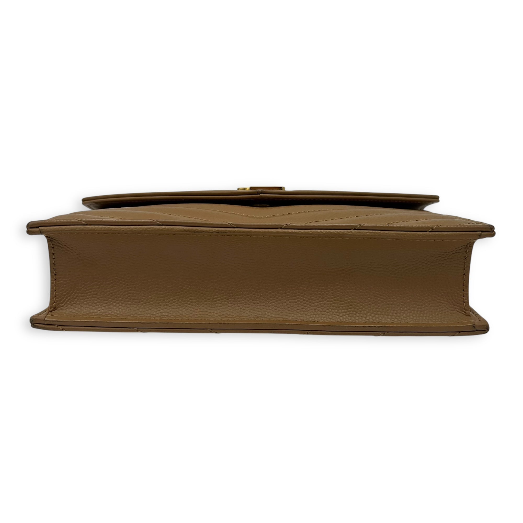 Cassandre Wallet On Chain Beige in Calfskin, Gold hardware - Image 6