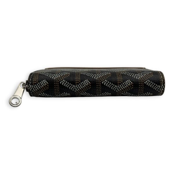 Matignon Wallet Brown in Coated Canvas, Silver hardware - Image 6