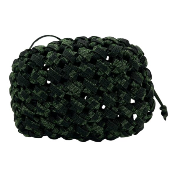 Mon Tresor Crossbody Bag Green in Canvas, Gold hardware - Image 6